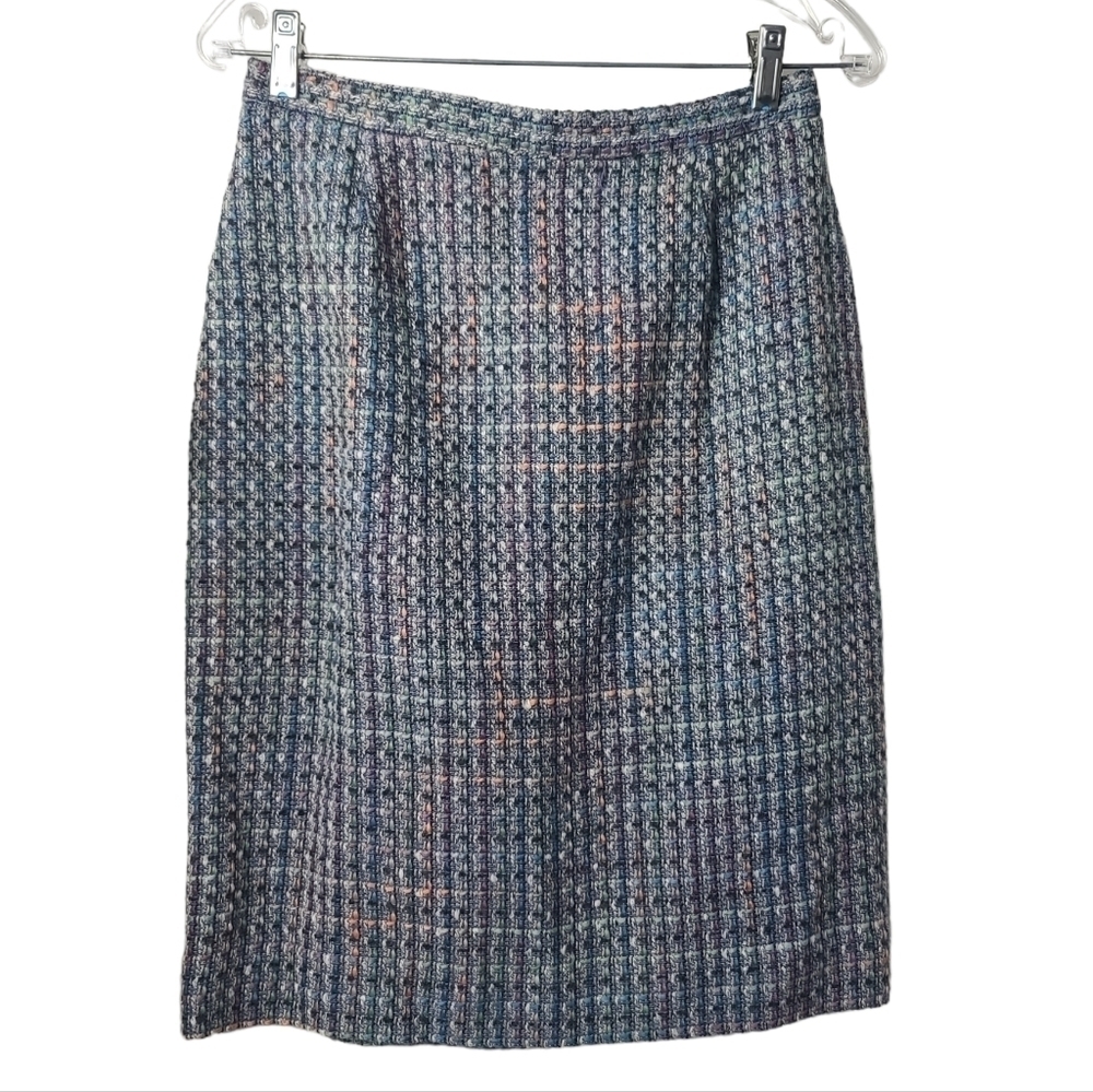 Talbots Multi Colored Pencil Skirt Petite 8